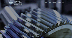 Desktop Screenshot of hayes-marketing.com